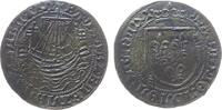 Rechenpfennig o.J. Rechenpfennig Messing Nürnberg, Schiff / drei Lilien im gekrönten Wappenschild, Trugschrift, ca. 27 MM, Wappenseite Doppelpräg...