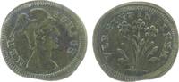 Rechenpfennig Rechenpfennig Messing Merkur, Büste nach rechts / Blumen, Nürnberg, ca. 17,5 MM -