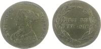 Rechenpfennig Rechenpfennig Messing Victoria - Königin von England und Prinz Albert, Nürnberg, beider Büsten nach links / Rechenpfennig, ca. 23 MM -