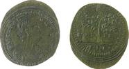Rechenpfennig Rechenpfennig Messing Dietzel Johann Jacob (1711-1748) - Caroline von Ansbach, Nürnberg, Büste nach rechts / Sonne über Baum, Signatur: I.I.D. -