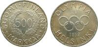 Finnland 500 Markka 1952 Ag Olympiade AU-
