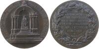 München Medaille Bronze München - Zur Erinnerung an die Enthüllung des Landesdenkmals für Ludwig II., Denkmal / Mehrzeiler im Kranz, v. Lauer, ca -