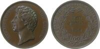 Bayern Medaille Bronze Ludwig I. (1825-1848) - Preis der Industrie-Ausstellung, verliehen an J.CH. ABELE (Gravur), Bayern, Büste nach links / Sc -