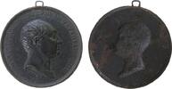 Bayern tragbare Medaille Eisenguß Maximilian I. (IV.) Joseph (1799-1825), Bayern, Büste nach rechts, einseitig, ca. 66,5 MM, etwas Rost, kleiner Gußfehle -