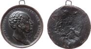 Bayern tragbare Medaille Eisenguß Maximilian I. (IV.) Joseph (1799-1825), Bayern, Büste nach rechts, einseitig, ca. 36 MM -