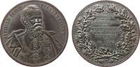 Bayern Medaille Bronze versilbert Luitpold (1887-1912) - auf die Grundsteinlegung des Waisenhauses für den Distrikt Nürnberg, Brustbild halbrech -