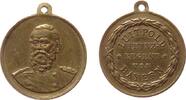 Bayern tragbare Medaille Bronze Luitpold (1887-1912), Bayern, Brustbild halblinks / Schrift, ca. 22 MM, kleine Flecken -