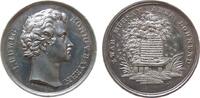 Bayern Schulpreismedaille Silber Ludwig I. (1825-1848) - zwar mühsam aber lohnend, Bayern, Büste nach rechts / Bienenkorb und Bienen, v. Neuss, 25 MM, ca. -