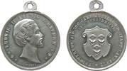 Bayern tragbare Medaille Zinn Ludwig II. (1864-1886) - auf die 700-Jahrfeier der Stadt Landshut, Bayern, Büste nach rechts / Wappen, v. Drentwett, ca. 28 -
