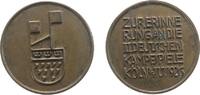 Köln Medaille Bronze Köln - Zur Erinnerung an die II. Deutschen Kampfspiele, Wappen mit zwei Fahnen / Mehrzeiler, ca. 35,3 MM -