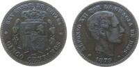 Spanien 5 Centimos Br Alfonso XII -