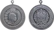 Wilhelm I. (1861-1888) tragbare Medaille Aluminum Wilhelm I (1797-1888) - auf die Wiederaufrichtung des Deutschen Reiches, gekrönte Büste nach rechts / Wappenadler über -