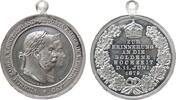 Wilhelm I. (1861-1888) tragbare Medaille Zinn Wilhelm I (1861-1888) - Erinnerung an die Goldene Hochzeit, Büsten des Kaiserpaares nach rechts / Mehrzeiler, v. Weckwerth, -