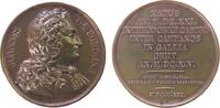 Frankreich Suitenmedaille Bronze La Fontaine Jean de (1621-1695) - französischer Dichter, Büste nach rechts / Mehrzeiler, v. Caque, ca. 41 MM, Rand: MONAC -