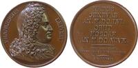 Rußland Suitenmedaille Bronze Lefort Francois (1653-1699) - Schweizer General in russischen Diensten, Günstling Peter d. Große, Büste nach rechts / Meh -
