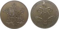 Frankreich Medaille Bronze Lothringen - auf die 200-Jahrfeier der Vereinigung von Lothringen und Bar mit Frankreich, Eiche in den Umrissen von Fran -