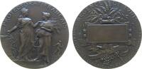 Tunesien Prämienmedaille o.J. Bronze Tunis - Direction de lAgriculture et du Commerce, Marianne links auf Science zeigend - rechts weibliche Gest...