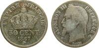 Frankreich 50 Centimes Ag Napoleon III,Mzz: BB (Strasbourg) -