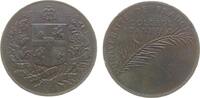 Frankreich Medaille Bronze Nancy - Preismedaille der Universitét de France, Lothringen, Collège Stanislas. Wappen / Zweig über Gravur 1.Prix Dessin -