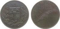 Frankreich Medaille Bronze Nancy - Preismedaille der Universitét de France, Lothringen, Collège Stanislas. Wappen / Zweig über Gravur 2.Prix d'Honn -