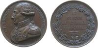 Frankreich Medaille Bronze Bourbon Ludwig Joseph von (1736-1818) - Nestor der französischen Armee, Brustbild nach links / Schrift, v. Puymaurin, ca. -