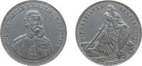 vor 1914 Medaille Zinn Friedrich Wilhelm Kronprinz von Preussen - auf den Feldzug gegen Frankreich, Brustbild halbrechts / Germania mit Schild und -