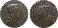 Frankreich Medaille 1578 Bronze Guise Louis de - Lorraine Charles de, Lothringen, beider Büsten, ca. 40 MM, Randpunze: Füllhorn (spätere Prägung)...
