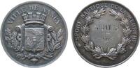 Frankreich Medaille Silber Nancy - auf die Ruderregatta, Lothringen, Stadtwappen / Sport nautique de la Meurthe - Gravur: Regates 1894, ca. 42,5 MM, -