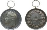 vor 1914 tragbare Medaille Silber Ernst Ludwig Großherzog von Hessen (1892-1918), für Tapferkeit, ca. 33,3 MM, ca. 15 Gramm, hübsche Patina -