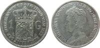 Niederlande 1 Gulden Ag Wilhelmina I -