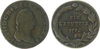 Österreich 1 Kreuzer Ku Joseph II, S (Schmöllnitz) -