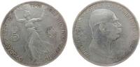 Österreich 5 Kronen Ag Franz Joseph I, Ruhmesgöttin, J397 -