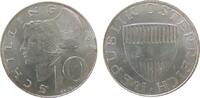 Österreich 10 Schilling Ag 2. Republik -