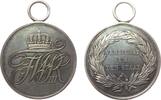 vor 1914 tragbare Verdienstmedaille Silber Friedrich Wilhelm III. (1797-1840), Gekröntes Monogramm FWR III. / Lorbeerkranz - Schrift: Verdienst um den Staat, ca. 39 -