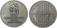 Kalendermedaille Medaille 1966 Bronze versilbert Universitätsbund Innsbruck, v. Köttenstorfer, ca. 40 MM, mattiert AU