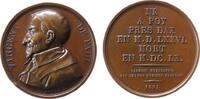 Frankreich Suitenmedaille Bronze Paul Vincent de (1581-1660) - französischer Priester, Brustbild nach links / Mehrzeiler, v. Gatteaux, ca. 41 MM, aus der -