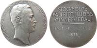 Schweden Medaille Bronze versilbert Stockholm Fältridtklubb, Sport- und Reitverein, Püste von Prinz Carl / Mehrzeiler - Gravur: Höstjaktsäsonggen -