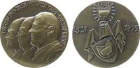 München Medaille Bronze München - auf das 150-jährige Bestehen der Firma Deschler, die Büsten von Gustav Deschler - Heinrich und Gustav Kainz ges -