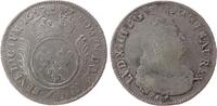 Frankreich 1 Ecu aux palmes Ag Louis XIV (1643-1715), N (Montpellier), ca.26,8 Gramm -
