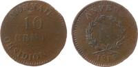 Frankreich 10 Centimes Ku Napoleon I, Premier Empire, Anvers, Brause-Mansfeld Taf. 9/11 -