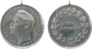 vor 1914 tragbare Medaille Silber Ernst Ludwig Großherzog von Hessen (1892-1918) - für Tapferkeit, ca. 33,3 MM, ca. 15,2 Gramm -