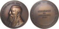 Städte Medaille Bronze Miller Oskar von (1855-1934) - auf die Gründung der Pfalzwerke am 17. Dez. 1912 in Ludwigshafen, Brustbild halblinks / Sc -