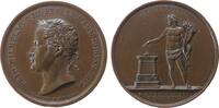 vor 1914 Medaille Bronze Friedrich Wilhelm III. 1797-1840 - auf sein 25jähriges Regierungsjubiläum, Büste nach links / Genius mit Füllhorn hält ei -