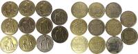 vor 1914 10 x Jeton Messing und Nickel Not und Teuerung - auf die Notzeit 1816-1817, sitzende Mutter mit zwei Kindern - O gib mir Bord mich hungert -