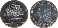 Frankreich 100 Francs Ag Lafayette, Patina -