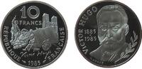 Frankreich 10 Francs Ag Victor Hugo -