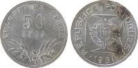 Timor 50 Avos Ag Wappen -