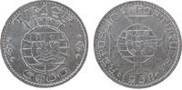 Timor 6 Escudos Ag Wappen -