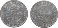 Timor 6 Escudos Ag Wappen -
