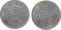 Timor 6 Escudos Ag Wappen -
